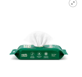Earth Rated Vet-Developed Pet Ear Wipes - Oatmeal Scent - 60ct