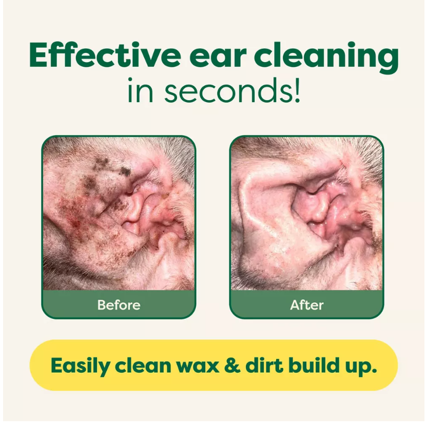 Earth Rated Vet-Developed Pet Ear Wipes - Oatmeal Scent - 60ct